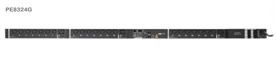 24-Port Öko-PDU mit Schalt- und Ausgangsmessfunktion je Port, Aten PE8324G
