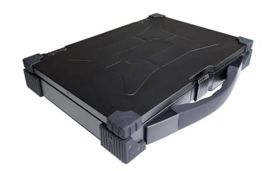 Portable KVM-Konsole mit 1080p LCD 17,3", HDMI+VGA+DVI, Tastatur+Touchpad, ANNSO PLT-1730