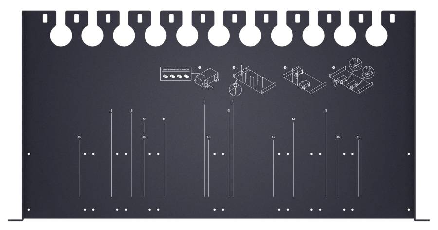 19 "Rackmount panel for assembly of various SC & T models, SC&T TPN2L3M4S6XS