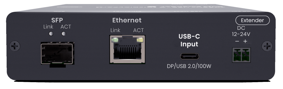 USB-C KVM-Extender auf 1x USB-C DP-alt Mode 4K60Hz, 4x USB2.0 mit 100W USB-PD 3.0, 160m, SC&T UKM01P-4K6G