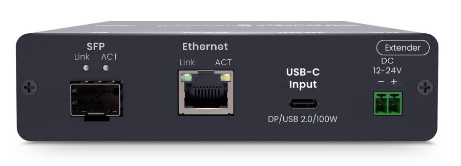USB-C KVM-Extender auf 1x USB-C DP-alt Mode 4K60Hz, 4x USB2.0 mit 100W USB-PD 3.0, 160m, SC&T UKM01P-4K6G