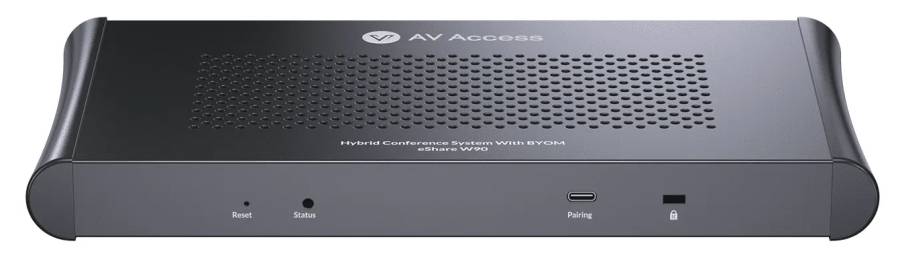 4K Wireless Video-Konferenz-System für Videopräsentation und Zusammenarbeit, Dual-HDMI, Quad-View, eShare W90