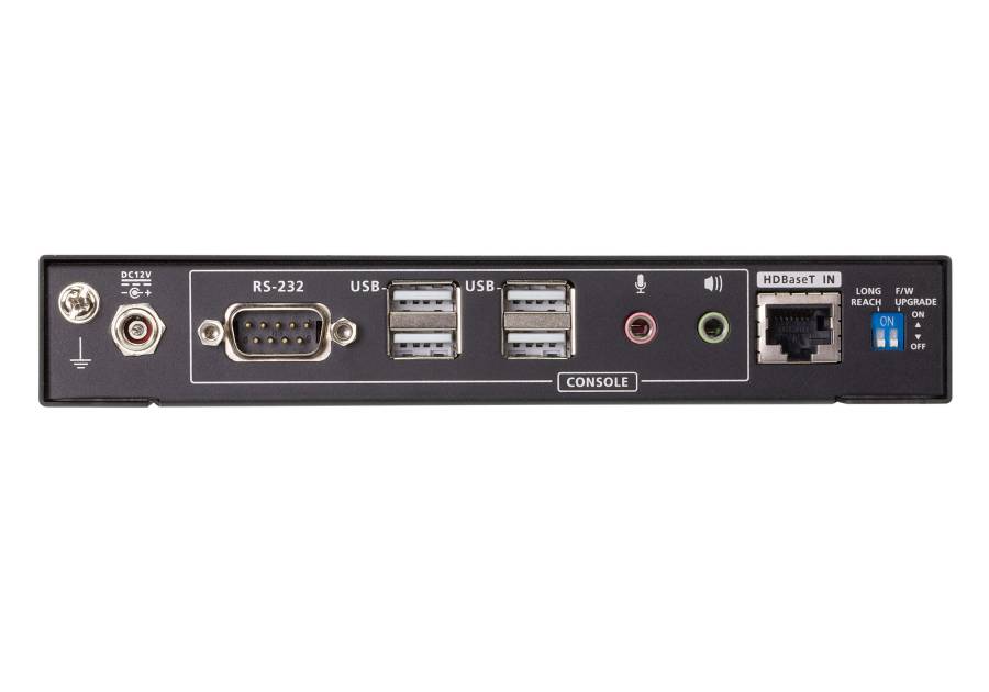 Dual-View DisplayPort + USB 2.0 HDBaseT 2.0 KVM Extender bis 100m, 2x 1080p oder Single-View 4K