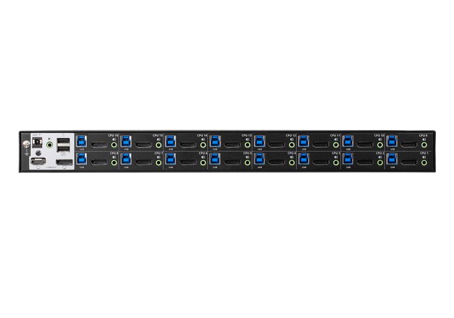 16-Port USB 3.0 4K DisplayPort KVM-Switch, Aten CS19216