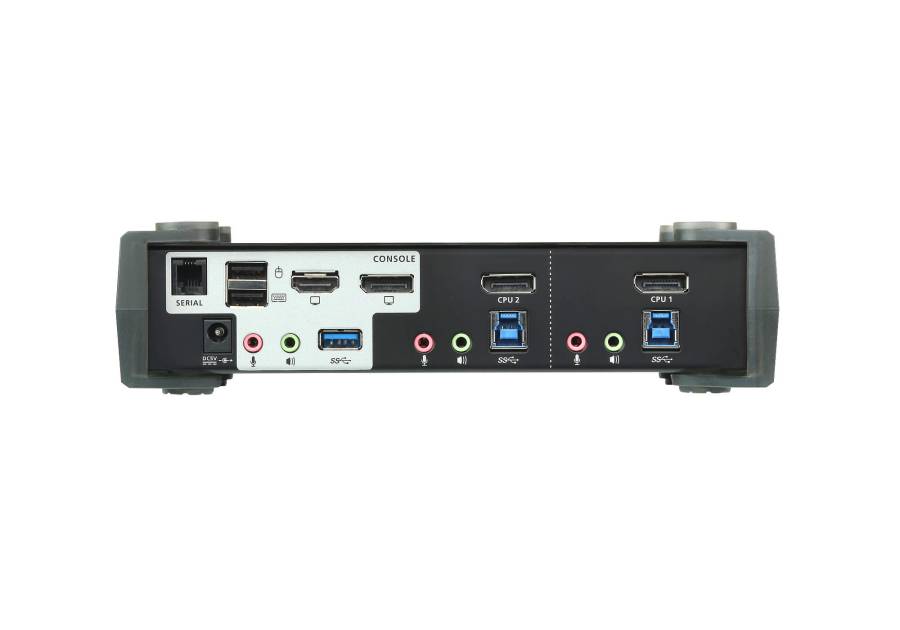 Aten CS1922M 2-Port USB 3.0 4K DisplayPort MST KVMP Switch bis 4096x2160, inkl. PC-Kabel