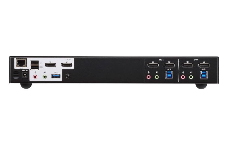 Aten CS1942DP - 2-Port  USB 3.0-KVMP™-Switch  für Zweischirm DisplayPort-Computer bis zu 2x 4K@60Hz