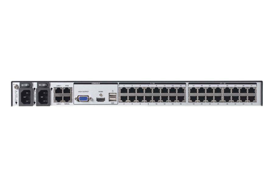 1-Lokal und 1-Fernzugriff 32-Port Multi-Interface Cat.5 KVM über IP KVM-Switch, Aten KN1132VB